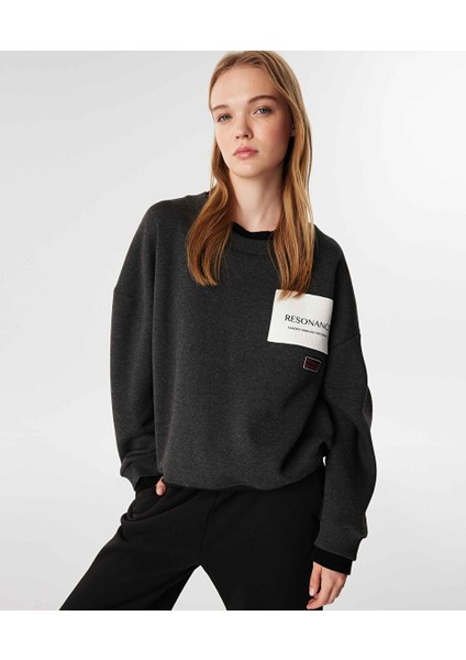 Patch'li Colorblock Sweatshırt TW6240091064001