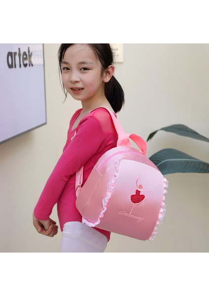 Yeni Dans Çantası Çocuk Omuz Dans Sırt Çantası Latin Bale Okul Çantası Işlemeli Kız Prenses Dans Çantası (Yurt Dışından) modelleri