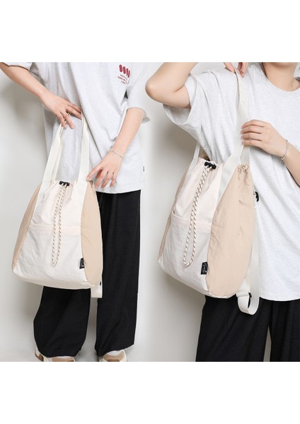 Yeni Ipli Sırt Çantası, Basit, Hafif, Büyük Kapasiteli Omuz Çantası, Çok Fonksiyonlu Gündelik Basit Yoga Seyahat Sırt Çantası (Yurt Dışından) fırsatları