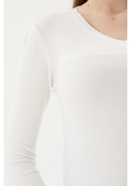 Bt 2276 V Yaka Kadın Kaşmir Triko Kazak fırsatları