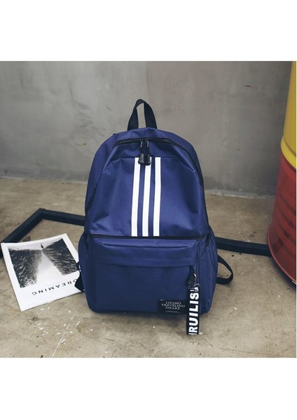 Yeni Öğrenci Sırt Çantası Moda Trendi Ortaokul Öğrencisi Sırt Çantası Çift Seyahat Okul Çantası (Yurt Dışından)