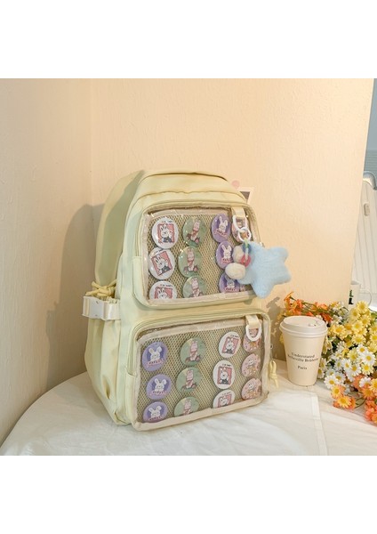 Büyük Kapasiteli Şeffaf Sırt Çantası (Yurt Dışından)