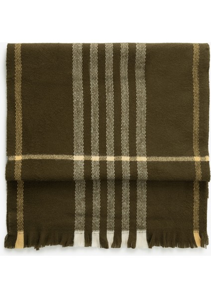 Ekose Atkı Uzun Püskül Detaylı fiyatları