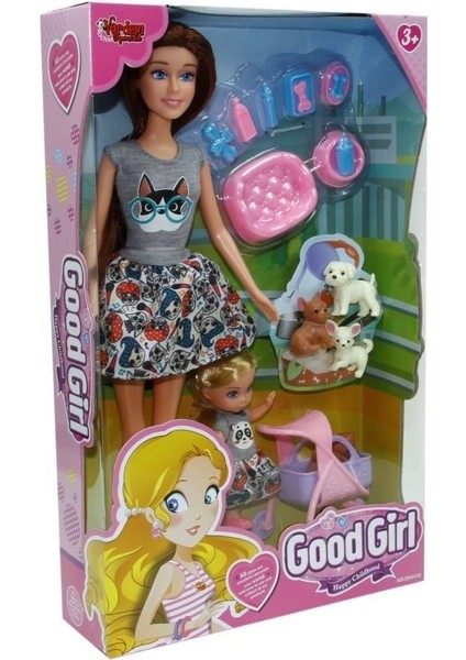 WG-115564 Kutulu 29 cm Anne Kız Pet Shopta Bebek - Vardem Oyuncak
