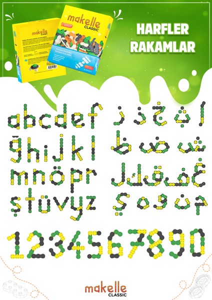 Classic - STEM yapı blokları (192 parça + 48 parça tekerlek seti hediye)