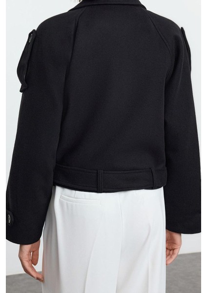 Tasarım Düz Astarlı Yaka Standart Regular Ceket Kadın Yumuşak Dokulu Mevsimlik Kısa Kaşe Kaban modelleri