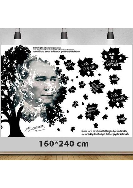 10 Kasım Afişi Yeni Model 160*240 cm