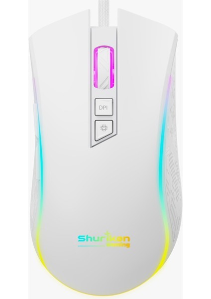 Es7 Fuma Rgb Gaming Makrolu Oyuncu Mouse - 4800DPI