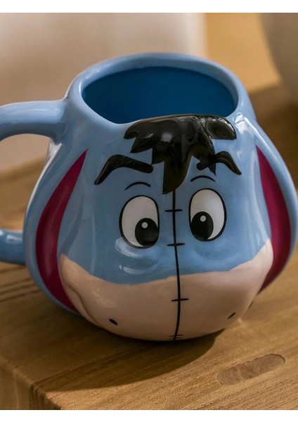 Lcw Home Açık Mavi Winnie The Pooh Karakterli Baskılı Seramik Kupa 520 ml modelleri