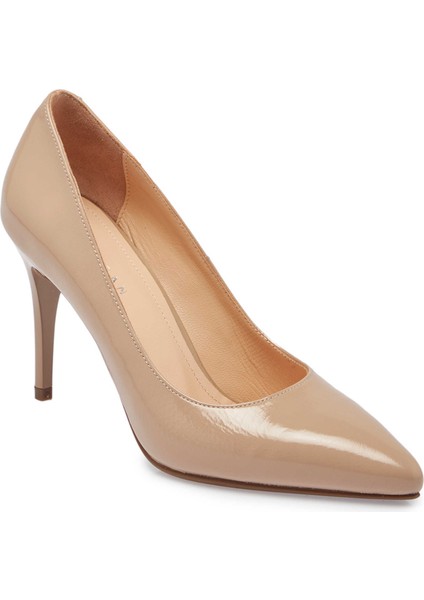 Nude Hakiki Deri Kadın Stiletto - K24S1AY67599-M3G