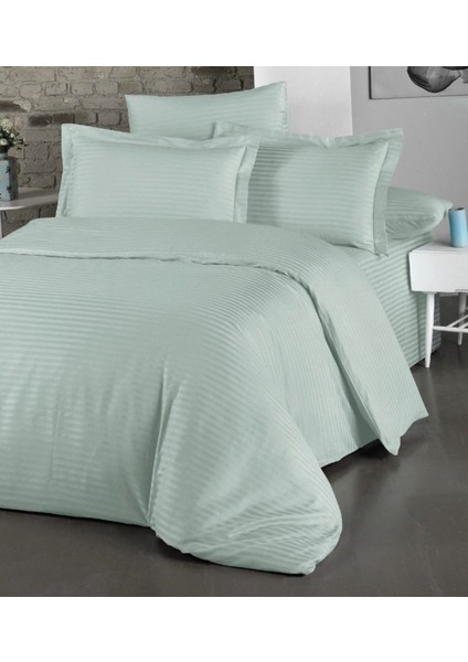 Helen Kutulu Pamuk Saten Çift Kişilik Nevresim Takımı | Nevresim | Saten Nevresim |çeyizlik Nevresim