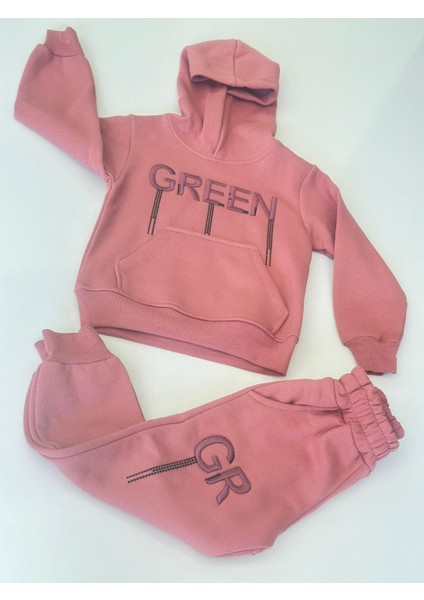 Gala Kız Çocuk Kapüşonlu Cepli Eşofman Takımı