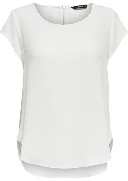 Onlvıc S/s Solıd Top Noos Ptm Kadın Beyaz T-Shirt - 15142784 modelleri