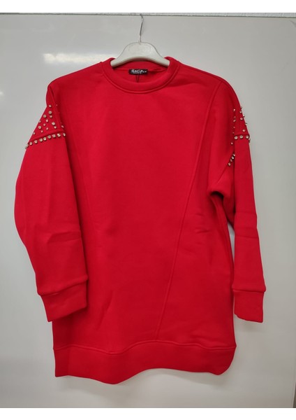 Içi Polarlı Omzu Taş Detayl Iswaet Uzunluk 76 cm