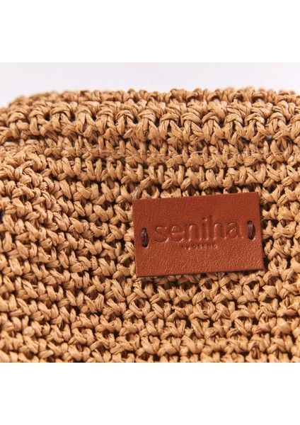 El Yapımı Mini Clutch Çanta - Hasır