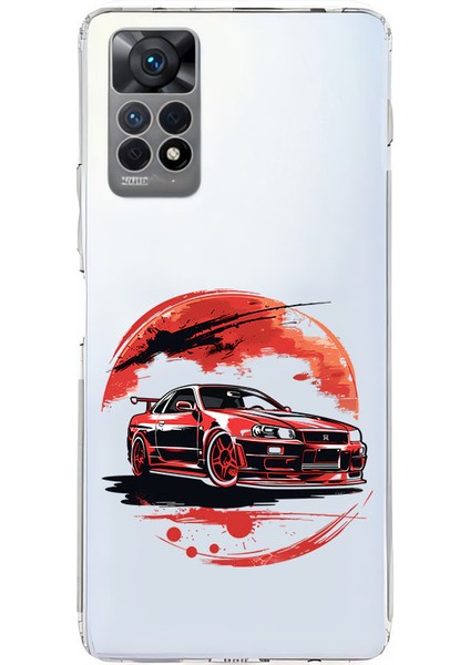 Xiaomi Redmi Note 12 Pro 4g Uyumlu Spor Araba Desenli Silikon Kılıf