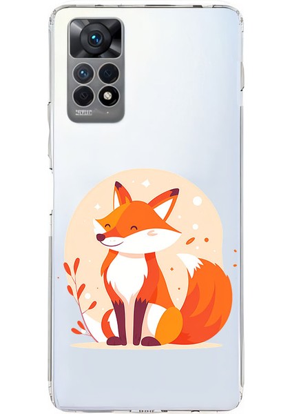 Xiaomi Redmi Note 11 Pro 4g Uyumlu Tilki Desenli Silikon Kılıf
