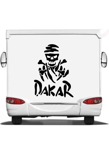 Dakar Off Road Adventure Kamp Sticker Araba Oto Karavan Motosiklet Sticker 00166 fiyatları