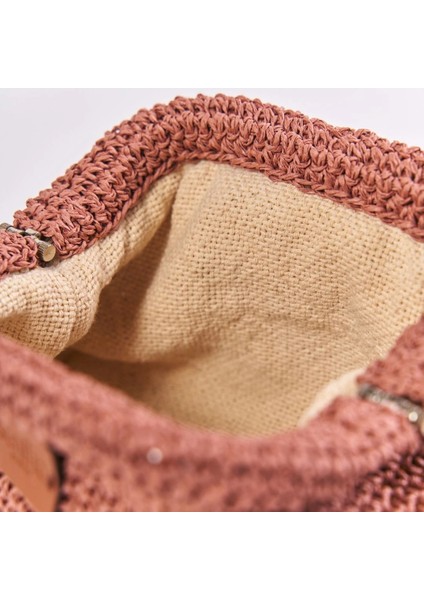 El Yapımı Mini Clutch Çanta - Pembe
