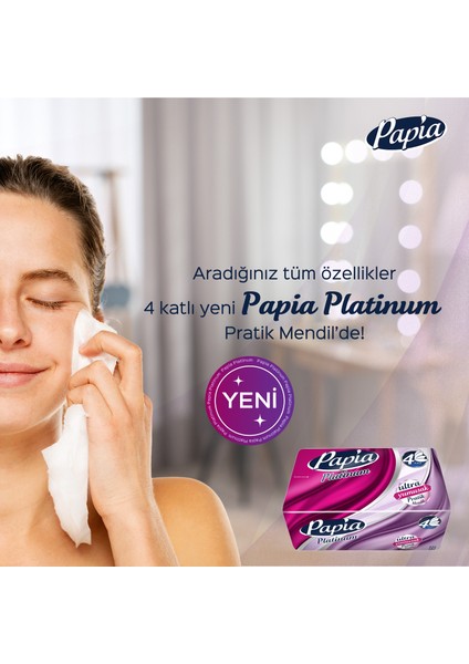 Platinum Pratik Mendil 1125 Yaprak (9 Paket x 125 Yaprak)