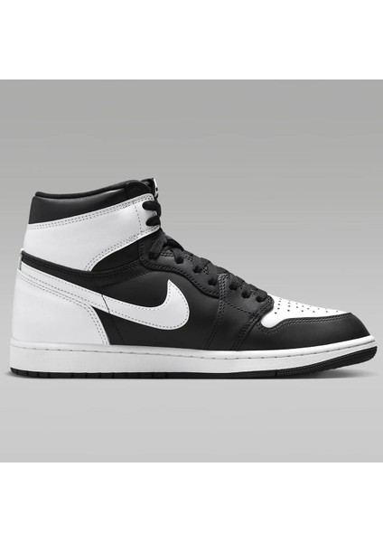 Air Jordan 1 Retro High Og Unisex Sneaker Hakiki Deri Bilekli Günlük Spor Ayakkabı Siyah Beyaz fiyatları