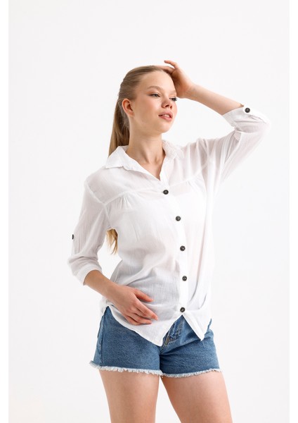 Beyaz Klasik Gömlek fiyatları