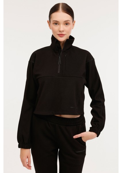 Wl Jolıe 17SS344 4pr Siyah Kadın Sweatshirt