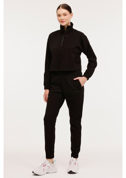 Wl Jolıe 17SS344 4pr Siyah Kadın Sweatshirt modelleri