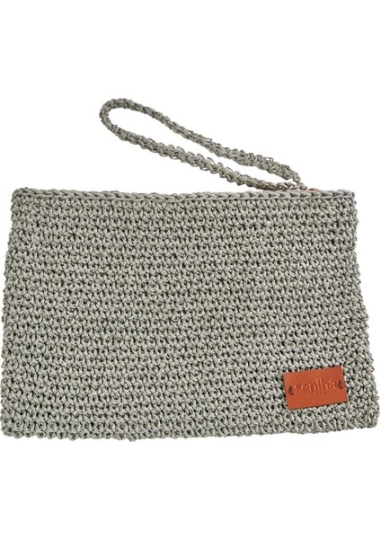 El Yapımı Clutch Çanta - Yeşil