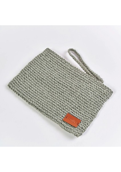 El Yapımı Clutch Çanta - Yeşil