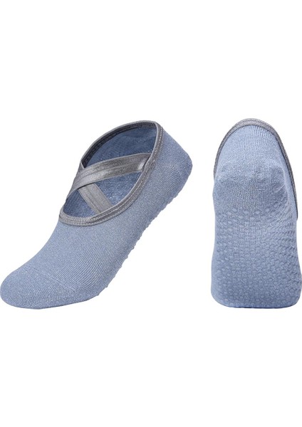 Pilates Çorap Kadın Yoga Dans Iları Kaymaz Çorap Gri (Yurt Dışından) fiyatları