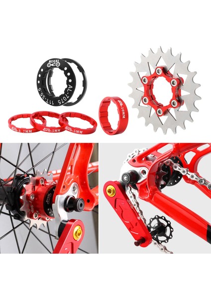 7 Ila 10 Saniyelik Hub'lar Için Tek Dişli Dişli Dönüşümırmızı (Yurt Dışından) modelleri