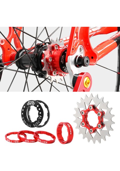 7 Ila 10 Saniyelik Hub'lar Için Tek Dişli Dişli Dönüşümırmızı (Yurt Dışından) indirimleri