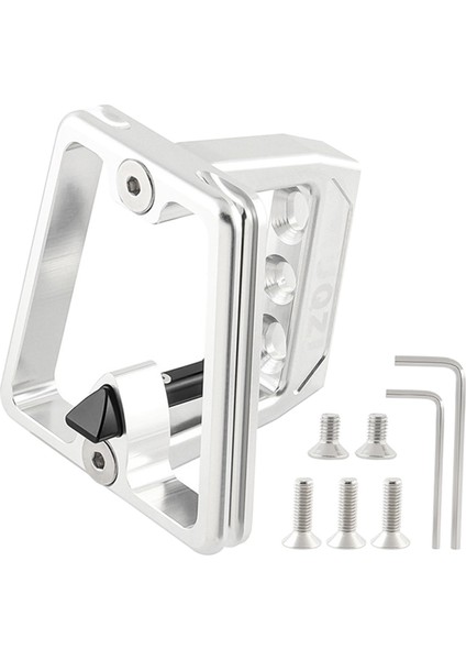 Katlanır Ön Taşıyıcı Adapt Donanımı Alüminyum Çanta Argent (Yurt Dışından)