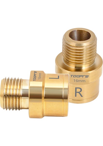 2 Yol Uzatma Çelik Pedal Parçası Altın 16MM (Yurt Dışından)