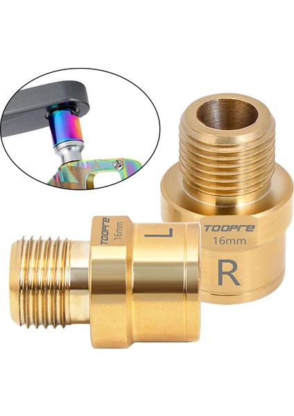 2 Yol Uzatma Çelik Pedal Parçası Altın 16MM (Yurt Dışından) fırsatları