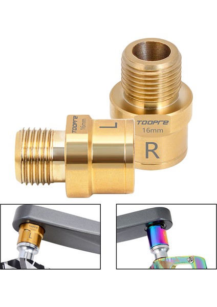 2 Yol Uzatma Çelik Pedal Parçası Altın 16MM (Yurt Dışından) indirimleri