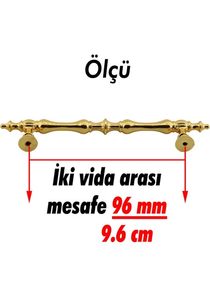 Mobilya Mutfak Dolabı Çekmece Dolap Kulpları Kapak Kulbu Gold 96 mm Metal Kulp fiyatları