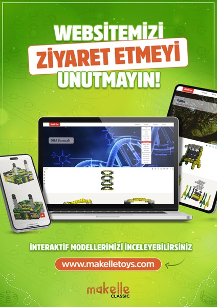 Classic - STEM yapı blokları (192 parça + 48 parça tekerlek seti hediye)