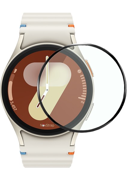 Samsung Galaxy Watch 7 40MM ile Uyumlu Ekran Koruyucu Nano Esnek Cam Tam Kaplayan Ppm
