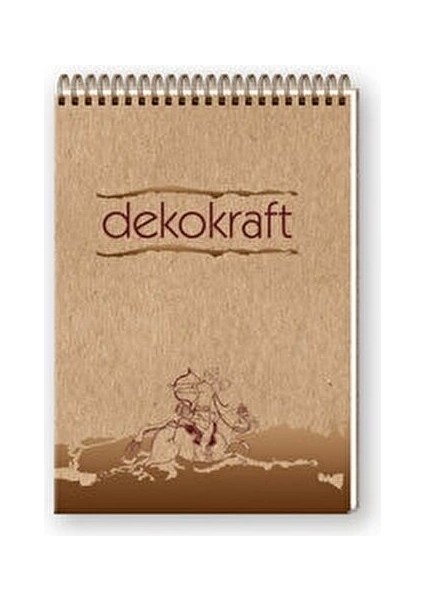 Dekokraft Spiralli Bloknot A4 Düz 100 Yaprak 144000