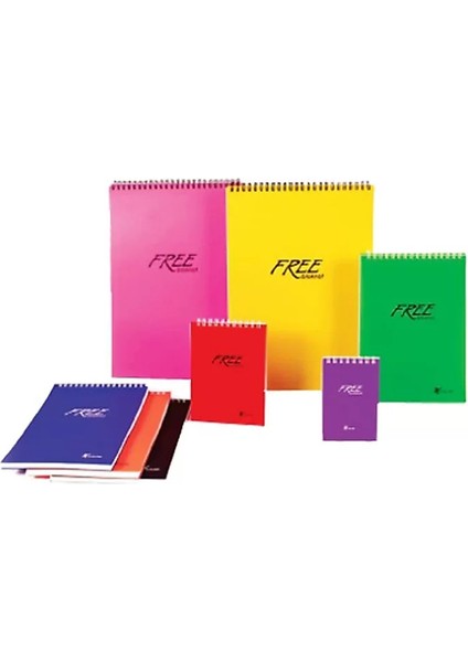 Free Office Spiralli Bloknot A6 Kareli 80 Yaprak 145202
