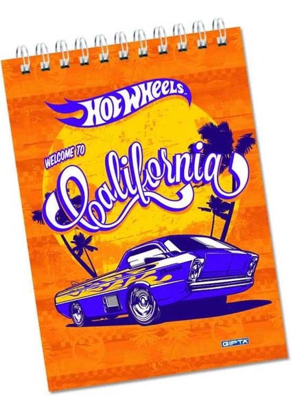 Bloknot Mini Hot Wheels Spr Karton Kapak A7 40 Yaprak fiyatları