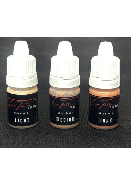 Ten Rengi Kalıcı Makyaj Boyası 3 Lü Set Lena Tattoo fiyatları