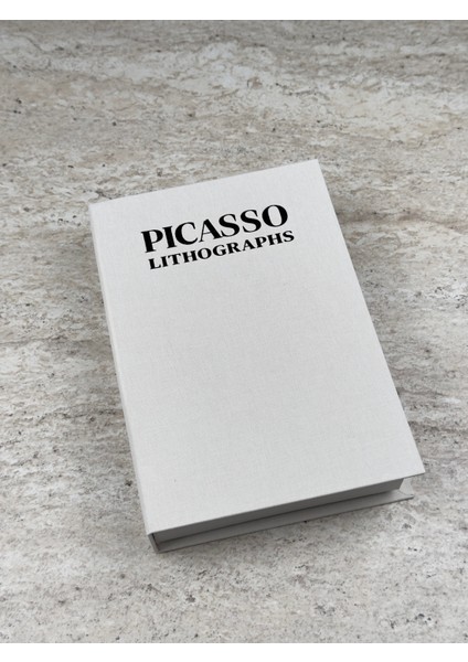 Picasso Kumaş Doku Kitap Kutu