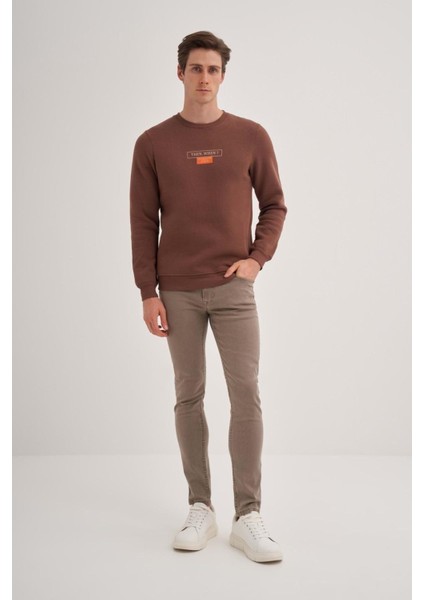 5224 Erkek 3 Iplik Sweatshirt