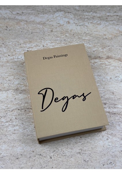 Degas Kumaş Doku Kitap Kutu