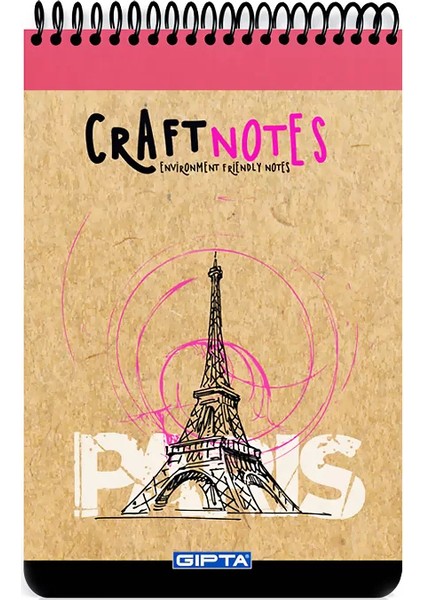 Craft Spiralli Bloknot A4 Çizgili 100 Yaprak 1783