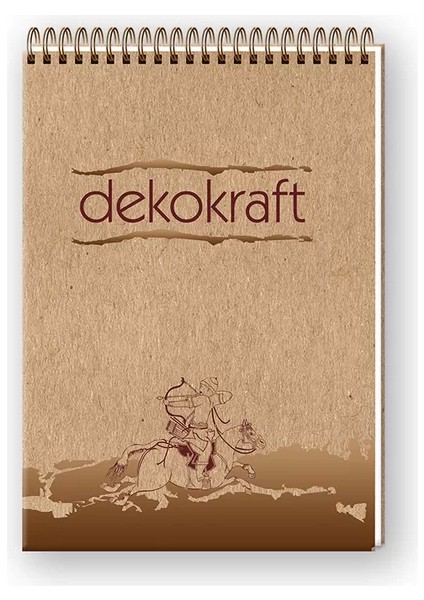 Dekokraft Spiralli Bloknot A5 Kareli 100 Yaprak 144102