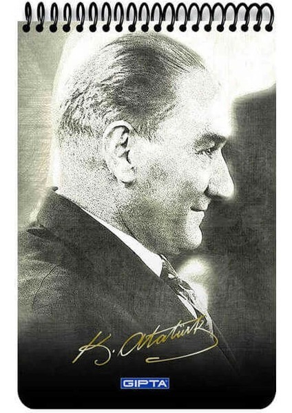 Atatürk Spiralli Karton Kapak Bloknot A4 100 Yaprak Çizgili indirimleri